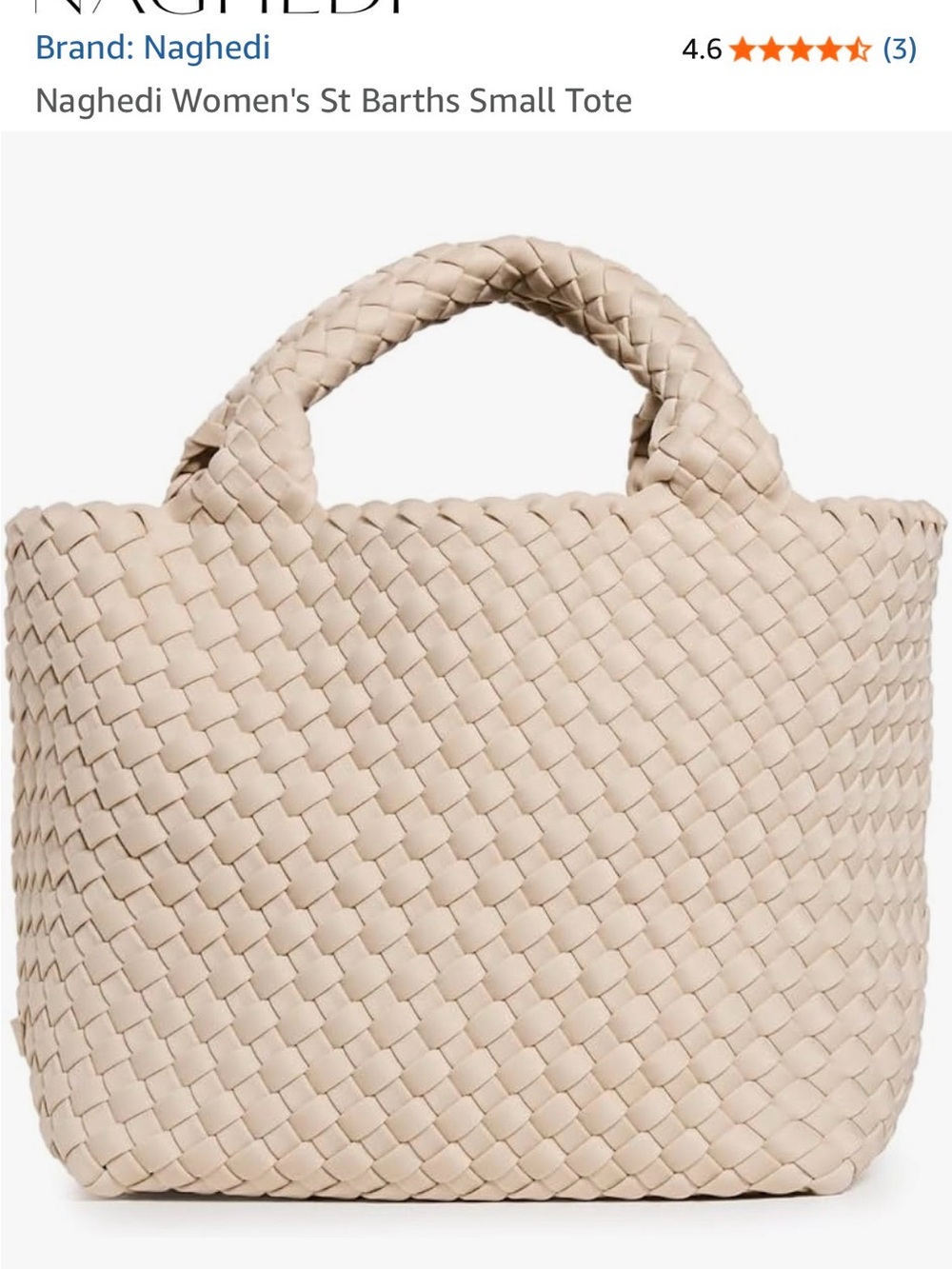 Orange Woven Tote Bag with Matching Pouch - Picture 9 of 9